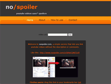 Tablet Screenshot of nospoiler.com